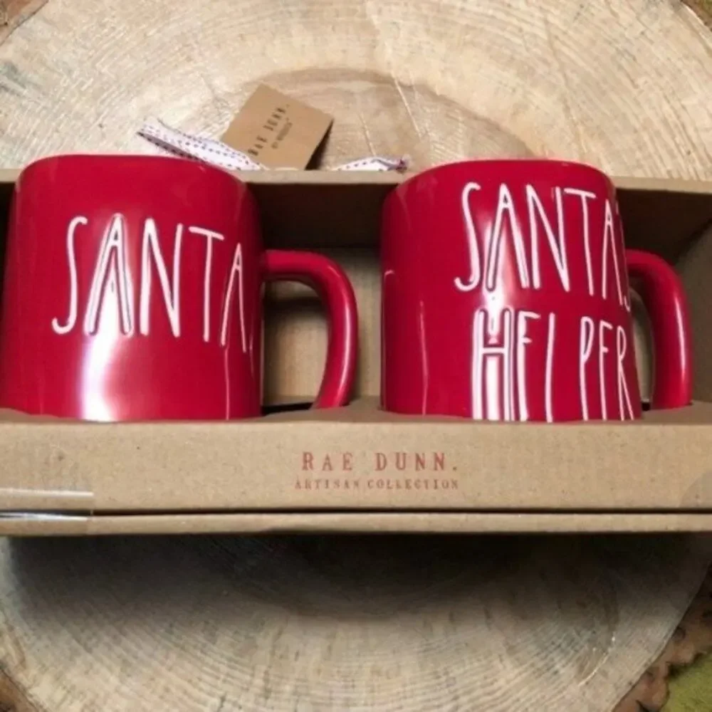 Rae Dunn Artisan Collection by Magenta Mug Set